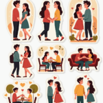 Family Life & Relationships - Sticker Sheet v15